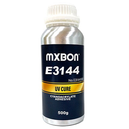 MXBON E3144 UV Cure Cyanoacrylate Adhesive Clear 500 g Bottle
