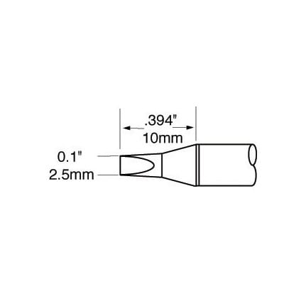 OKi SFP-CH25, 30° Chisel Cartridge 2.5 mm x 10 mm