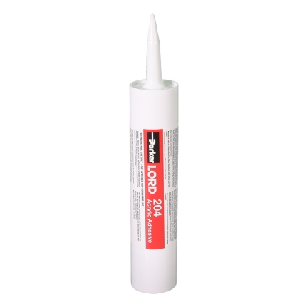 Parker LORD® 204 Acrylic Adhesive Base Off-White 0.1 gal Cartridge