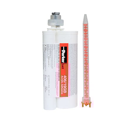 Parker LORD® 406-19 Modified Acrylic Adhesive with Glass Beads 415 mL Cartridge