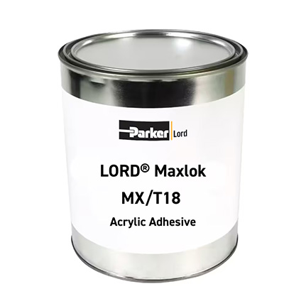 Parker LORD® Maxlok™ T18 Acrylic Adhesive Activator Tan 43 lb Straight Side Pail