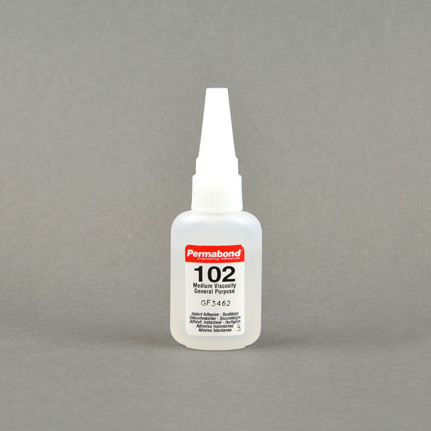 Permabond 102 General Purpose Cyanoacrylate Adhesive Clear 1 oz Bottle