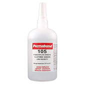 Permabond 105 General Purpose Cyanoacrylate Adhesive Clear 1 lb Bottle