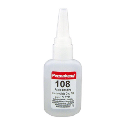 Permabond 108 General Purpose Cyanoacrylate Adhesive Clear 1 oz Bottle