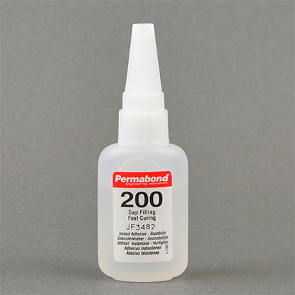 Permabond 200 General Purpose Cyanoacrylate Adhesive Clear 1 oz Bottle