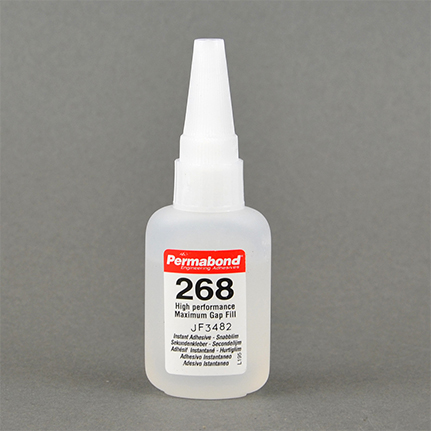 Permabond 268 General Purpose Cyanoacrylate Adhesive Clear 1 oz Bottle