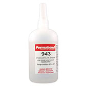 Permabond 943 Low Odor Cyanoacrylate Adhesive Clear 1 lb Bottle