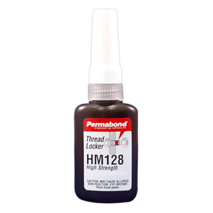 Permabond HM128 Anaerobic Threadlocker Adhesive Red 10 mL Bottle
