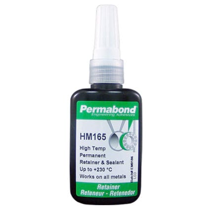 Permabond HM165 Retaining Compound Anaerobic Adhesive Green 50 mL Bottle
