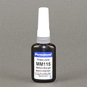 Permabond MM115 Anaerobic Threadlocker Adhesive Blue 10 mL Bottle