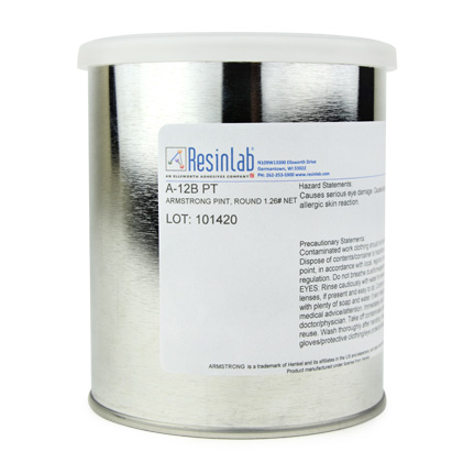 ResinLab Armstrong™ A-12 Epoxy Adhesive Hardener Part B Gray 1 pt Can