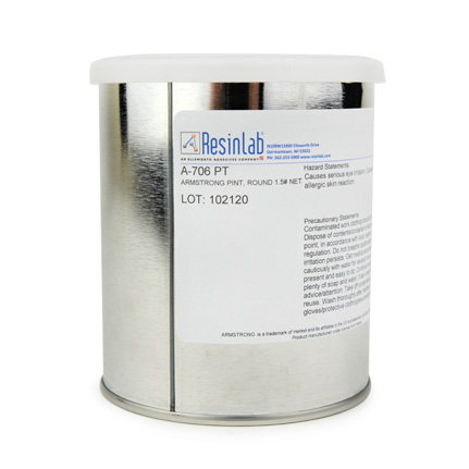 ResinLab Armstrong™ A-706 Epoxy Adhesive Aluminum 1 pt Can