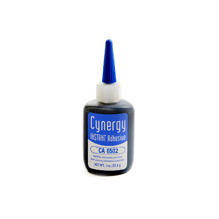 ResinLab Cynergy CA6502 Cyanoacrylate Adhesive Black 1 oz Bottle