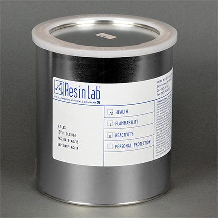 ResinLab EP1215 Epoxy Adhesive Part A Black 1 gal Pail