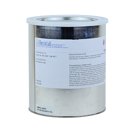 ResinLab EP1296 Epoxy Adhesive Part A Black 1 gal Pail