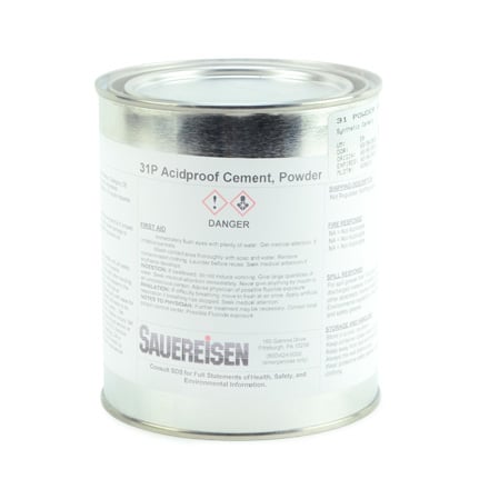 Illustrate To interact Primitive Sauereisen Cement No. 31 Ceramic Encapsulant Powder Off-White 1 qt Can
