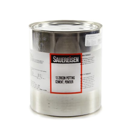 Sauereisen Zircon Potting Cement No. 13 Powder Off-White 1 gal Can