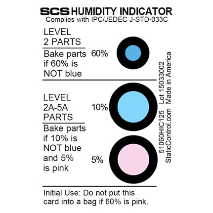 SCS 51060HIC125 Humidity Card