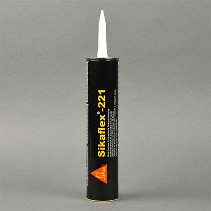 Sika Sikaflex-221 Non-Sag Polyurethane Sealant Black 300 mL Cartridge