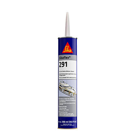 Sika Sikaflex 291 Polyurethane Marine Sealant-Adhesive White 300 mL Cartridge