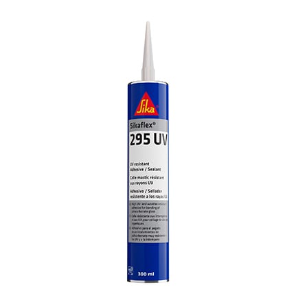 Sika Sikaflex-295 UV Polyurethane Marine Sealant-Adhesive Black 300 mL Cartridge