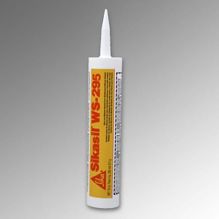 Sika Sikasil WS-295 Silicone Sealant Aluminum 295 mL Cartridge