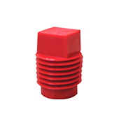 Techcon EA4P Threaded Square End Cap