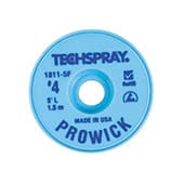 Techspray 1811 Pro Wick Desoldering Braid Blue 5 ft
