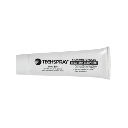 Techspray 1977 Transistor Silicone Grease White 4 oz Tube