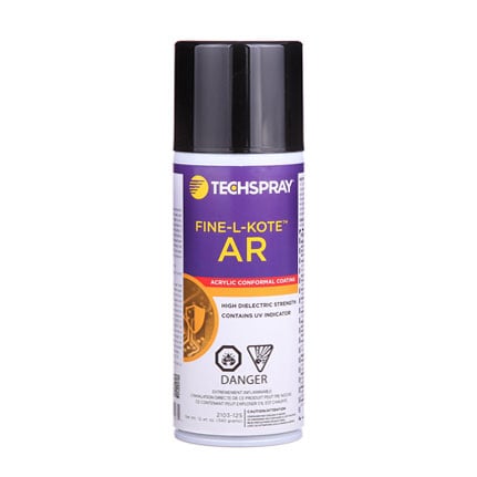 Techspray Fine-L-Kote 2103 AR Acrylic Conformal Coating 12 oz Aerosol