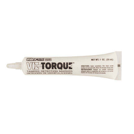 Vibra-Tite Viz-Torque™ 202 Tamper Detection Marker White 1 oz Tube